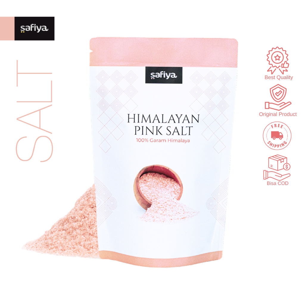 Safiya Garam Himalaya 1 Kg Pink Himalayan Salt Original Premium