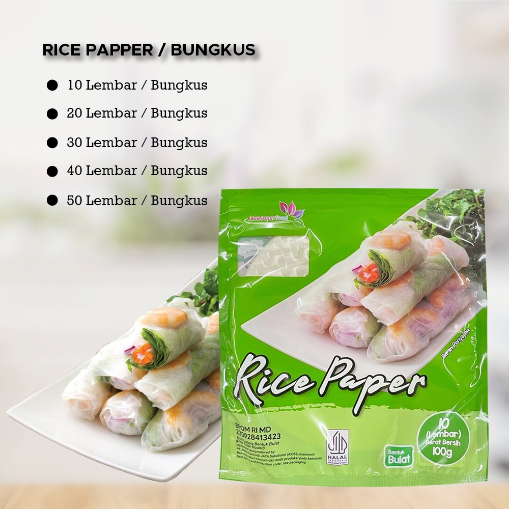 [Halal] Rice Paper - Banh Trang High Quality Rice Paper 22cm